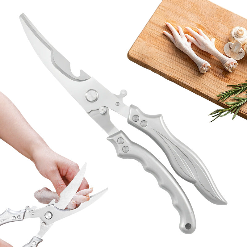 Küchengeflügelschere – Edelstahl, ergonomischer Griff, 26 cm