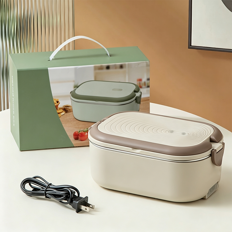 Elektrische Lunchbox mit Doppelkammer – Aufwärmen ohne Wasser