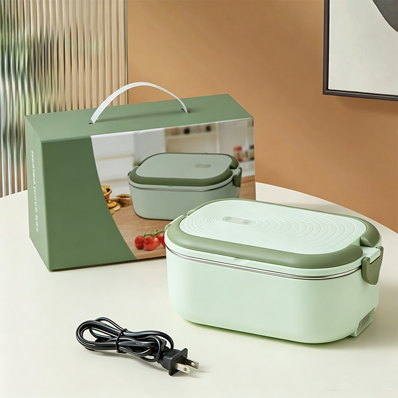 Elektrische Lunchbox mit Doppelkammer – Aufwärmen ohne Wasser