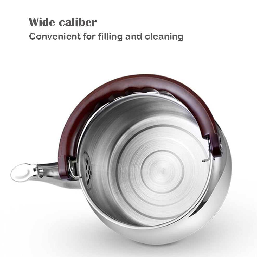 Edelstahl Flötenkessel mit Pfeiffunktion