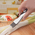 Edelstahl-Frühlingszwiebelhacker mit 6 Klingen
